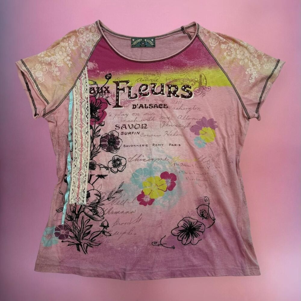 Vintage Y2K 2000s Vanilla Sugar baby tee